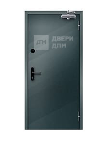 Глухая однопольная противопожарная дверь ДПМ-01 1-го типа взломостойкая